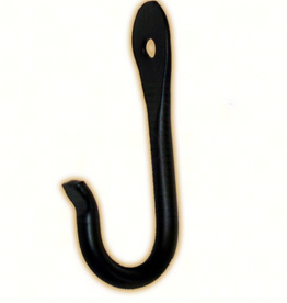 The Hookery The Hookery Flared End J Hook - Black, 3"