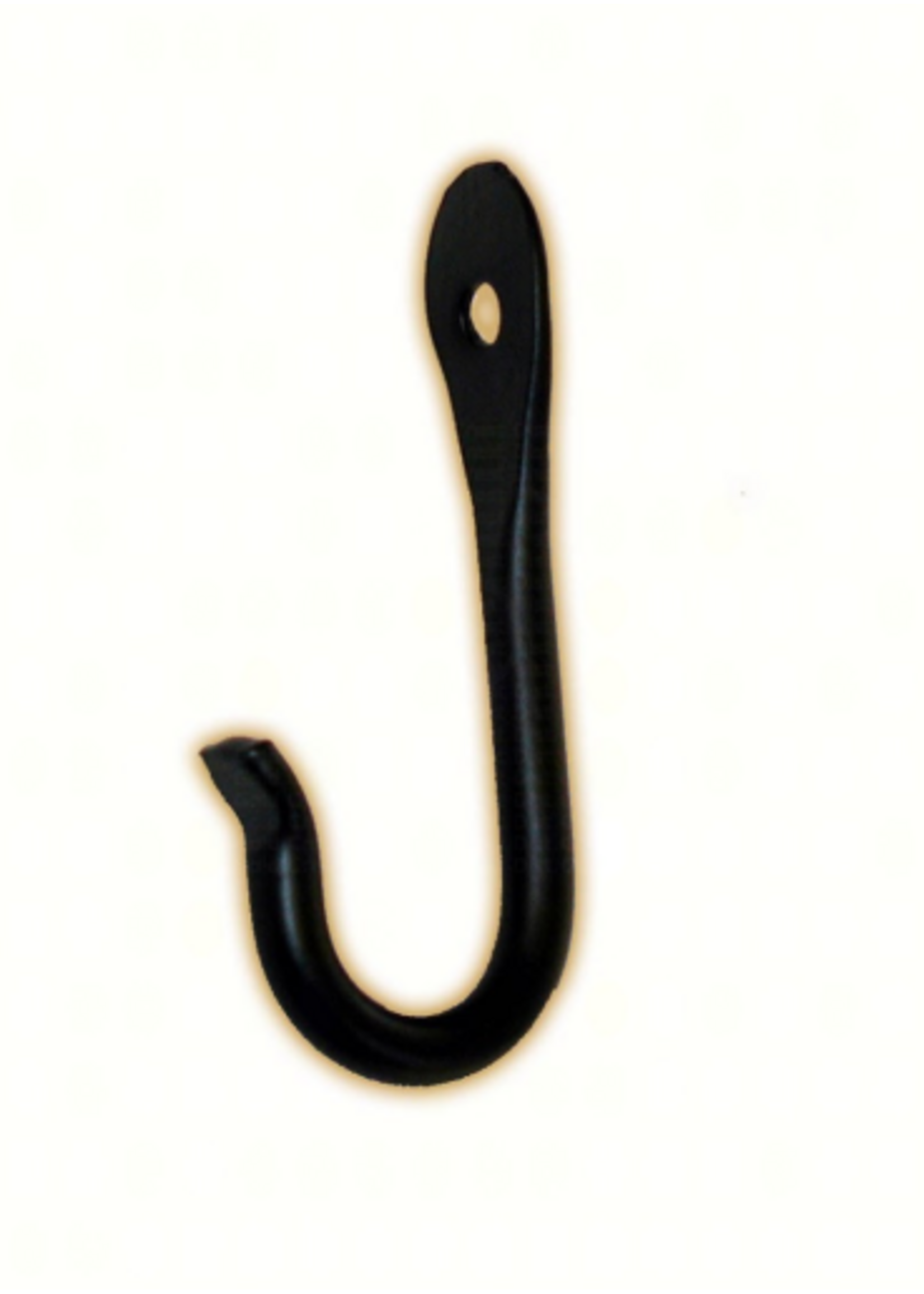 The Hookery The Hookery Flared End J Hook - Black, 3"
