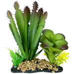 Komodo Komodo Cactus & Succulent Artificial Green Aquarium Decor Plant