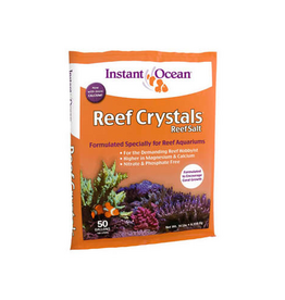 Instant Ocean Instant Ocean Reef Crystals Reef Salt for 50 Gallons  Enriched formulation for Aquariums