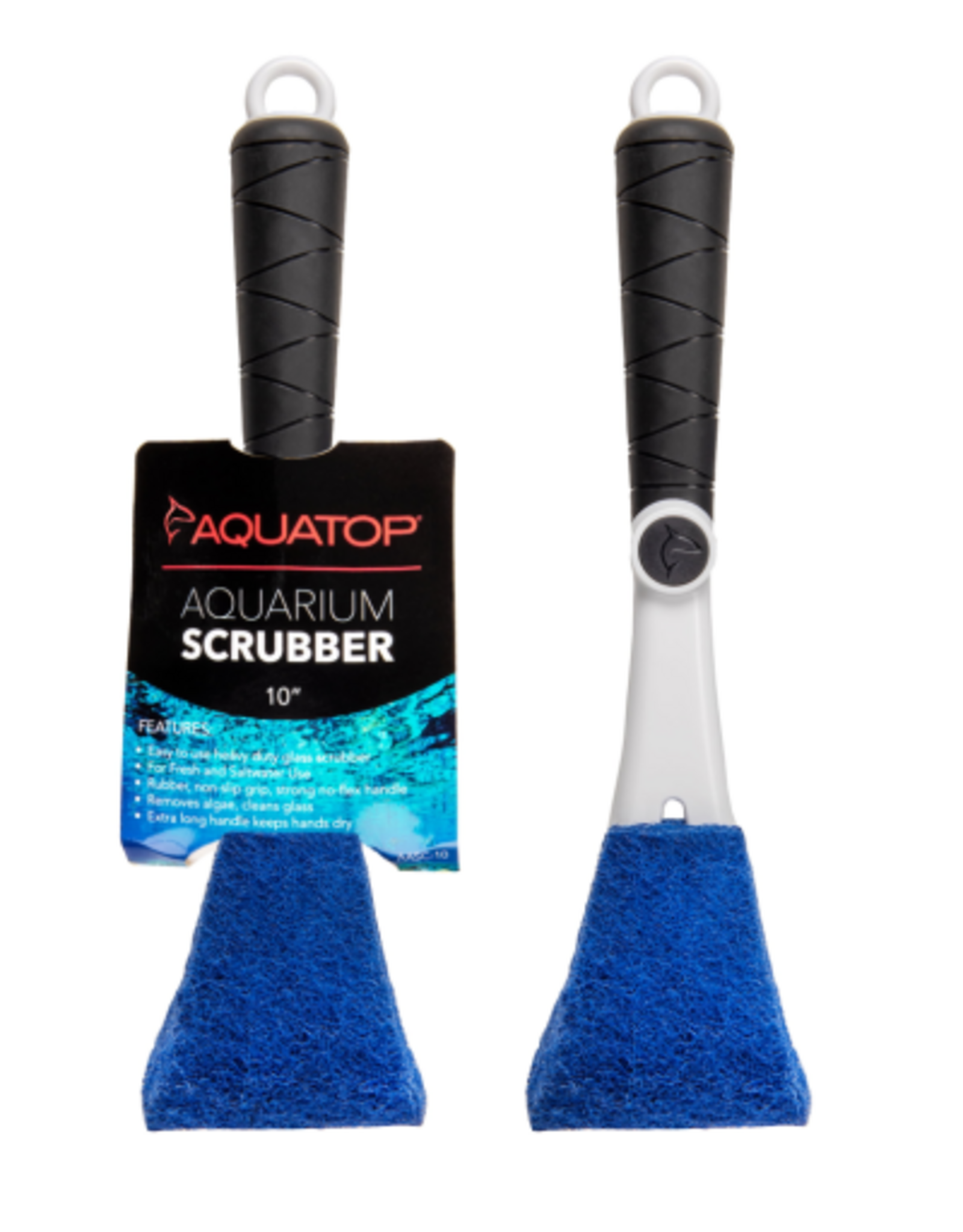 Aquatop Aquatop Glass Aquarium Scrubber Padded - 10"