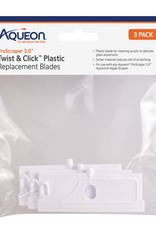 Aqueon Aqueon ProScraper 3.0 Twist & Click Plastic Replacement Blades - 3 Pack