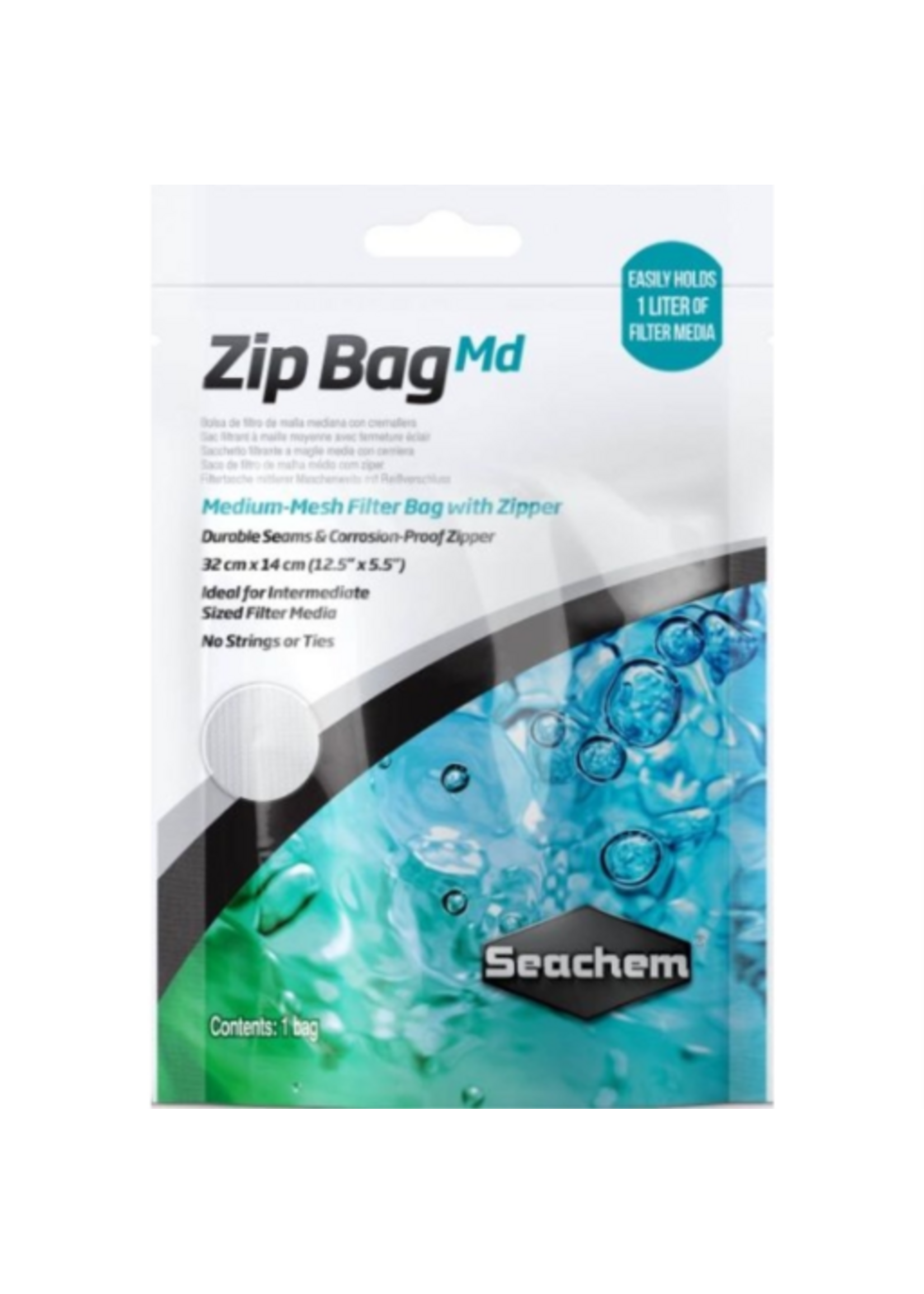 Seachem Seachem Medium Mesh Zip Bag - 12" X 5"
