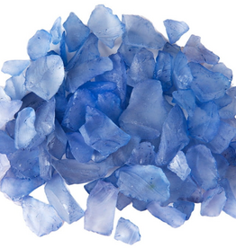 Galapagos Aquarium Sea Glass Decor (Deep Sea Blue 4lbs)