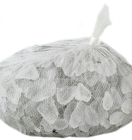 Galapagos Aquarium Sea Glass Decor (Frosted White 4lbs)