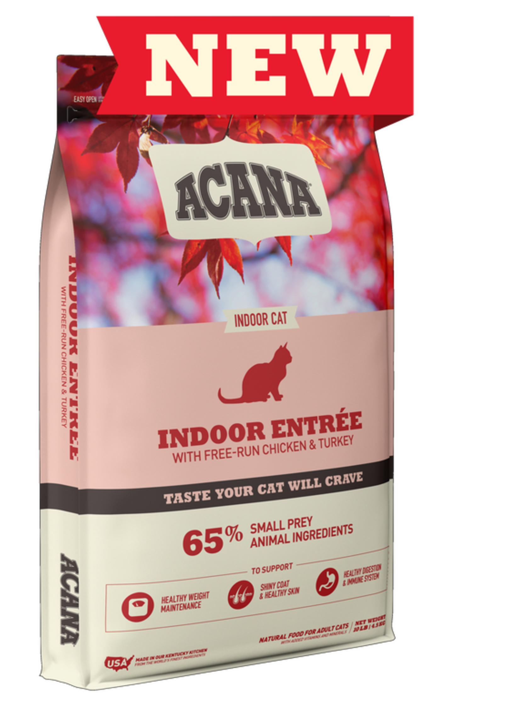 ACANA ACANA Indoor Entree Chicken Turkey Herring & Rabbit Dry Cat Food - 4 lb