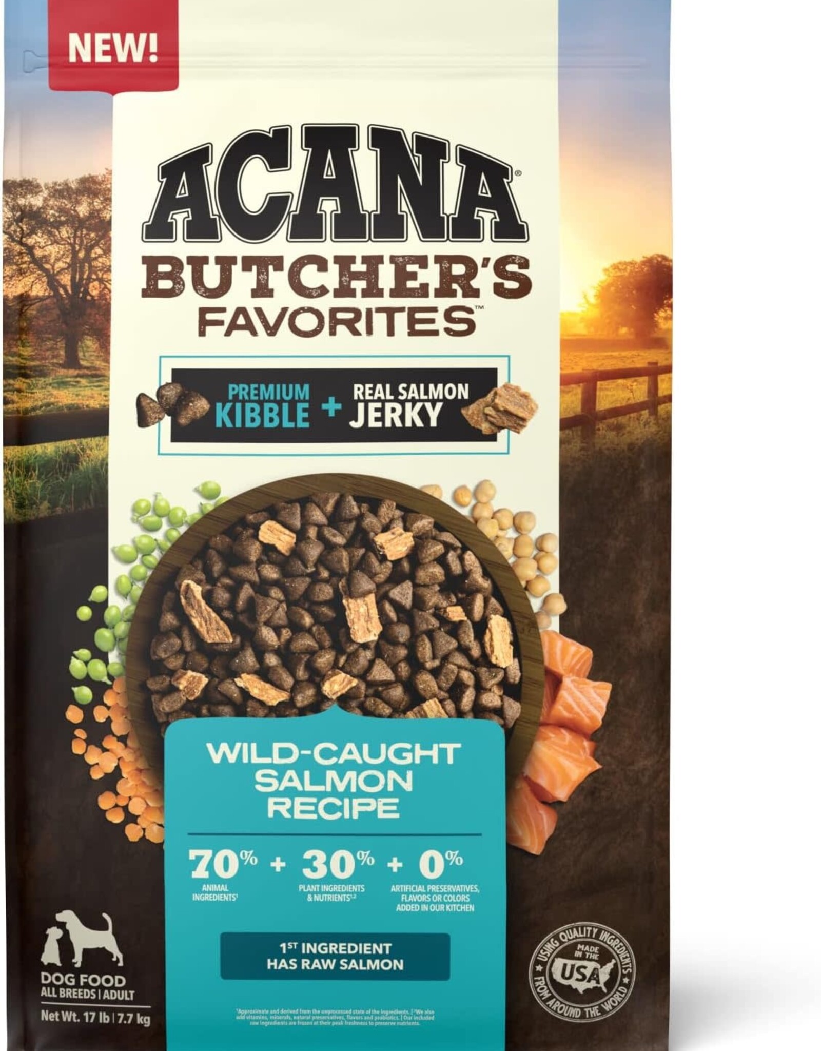 ACANA ACANA Butchers Favorites Wild Caught Salmon Recipe Dry Dog Food - 17 Lb Bag
