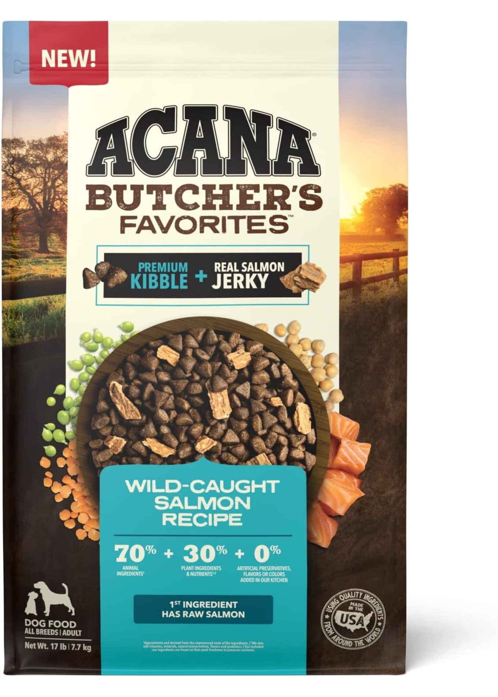 ACANA ACANA Butchers Favorites Wild Caught Salmon Recipe Dry Dog Food - 17 Lb Bag