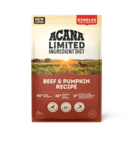 ACANA ACANA Singles, Beef & Pumpkin Recipe, Limited Ingredient Diet Dry Dog Food - 22.5 Lb Bag