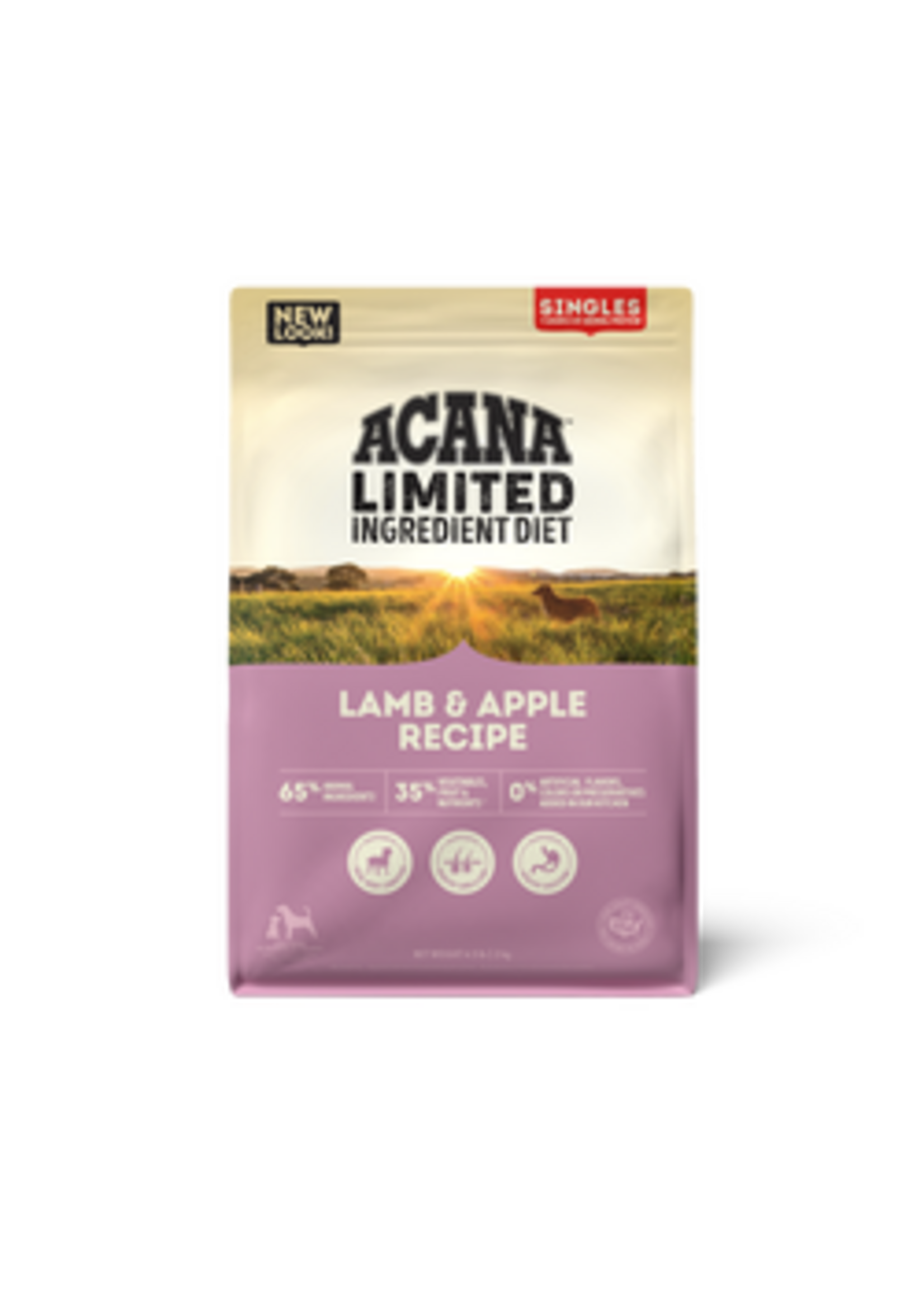 ACANA ACANA Singles, Lamb & Apple Recipe, Limited Ingredient Diet Dry Dog Food - 22.5 Lb Bag
