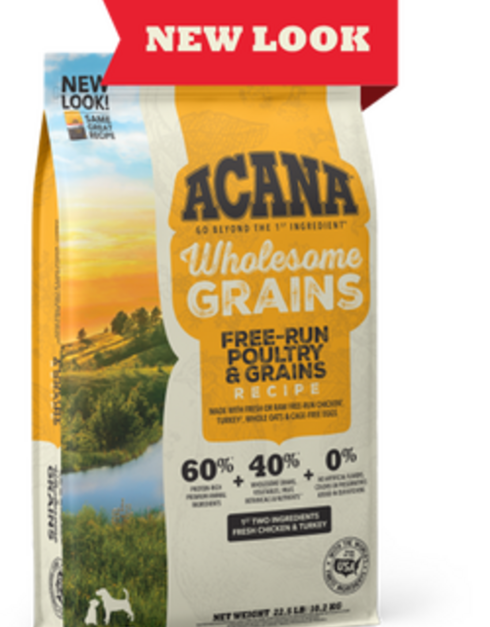 ACANA ACANA Wholesome Grains Free-Run Poultry & Grains Recipe Dry Dog Food - 22.5 Lbs.