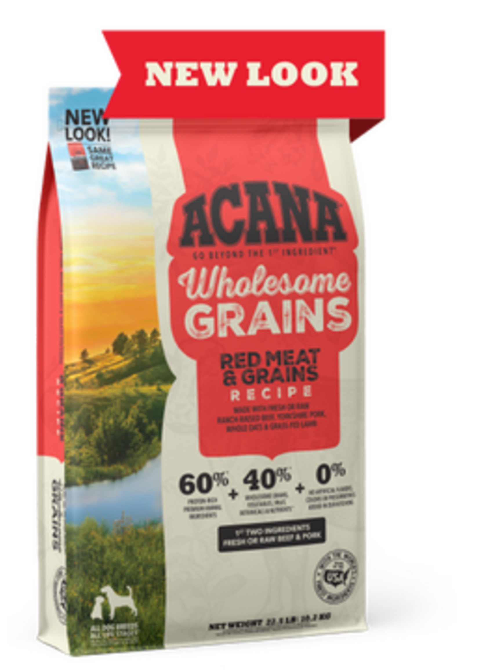 ACANA ACANA Wholesome Grains Red Meat & Grains Recipe Dry Dog Food - 22.5 Lb Bag