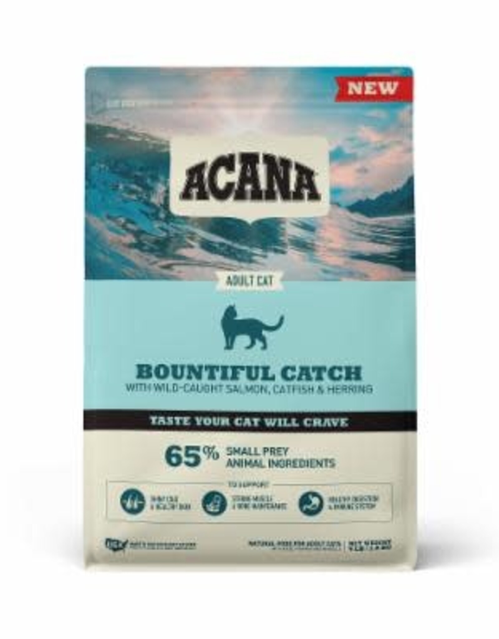 ACANA ACANA Bountiful Catch Salmon Catfish and Herring Dry Cat Food - 4 Lbs.