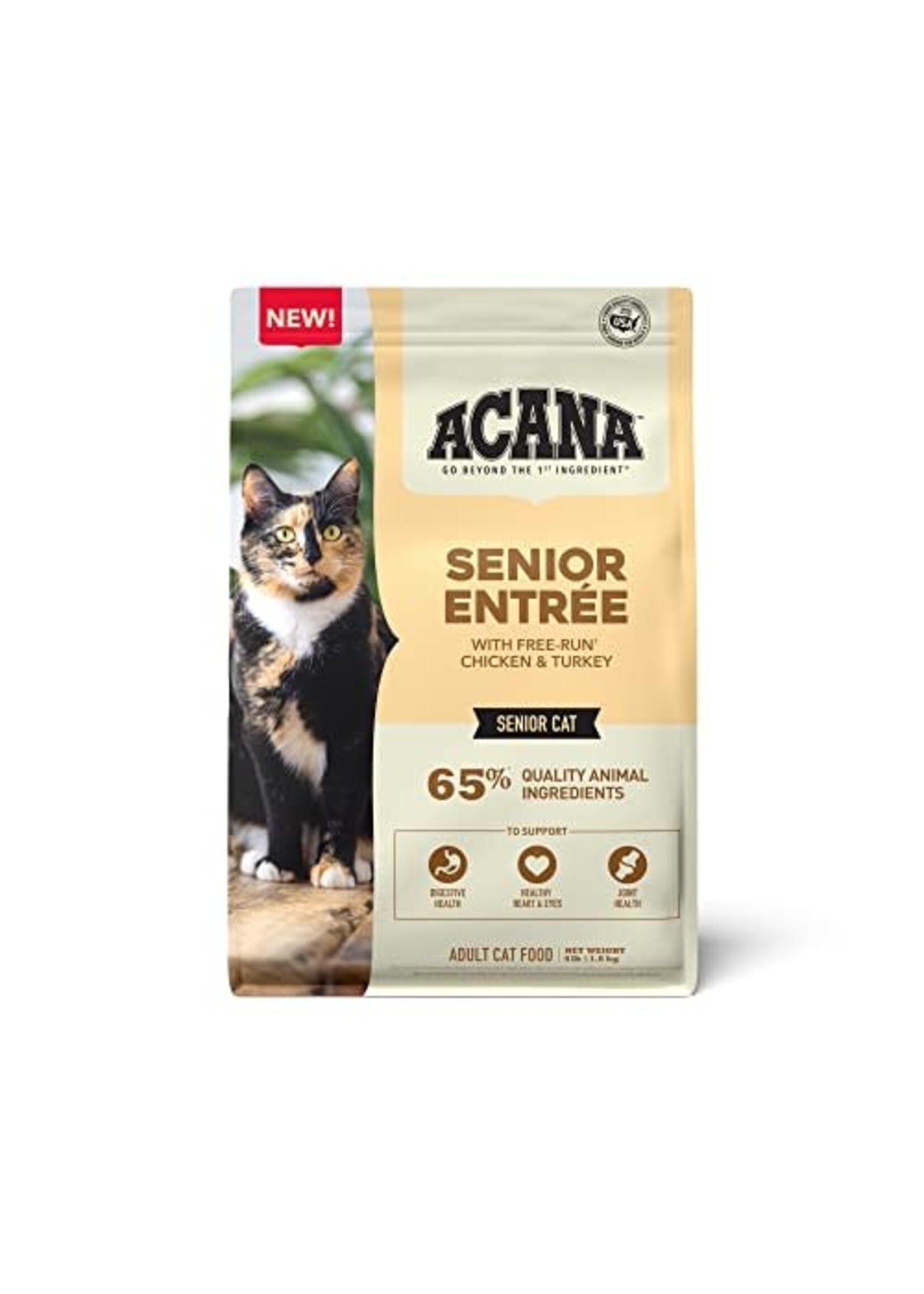 ACANA ACANA Senior Entree, Chicken, Turkey, & Duck, Dry Cat Food - 4 lb