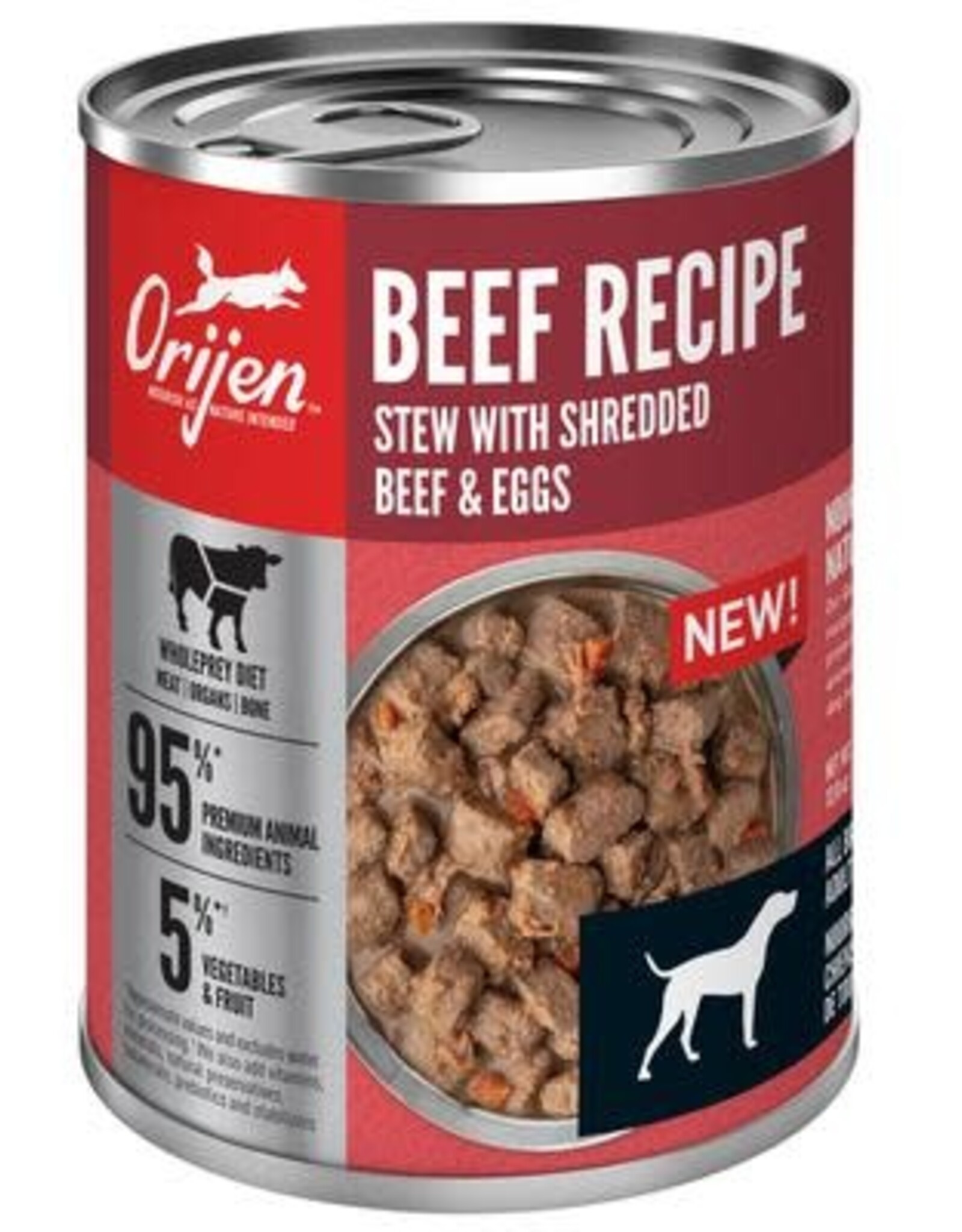 ORIJEN ORIJEN Beef Stew with Shredded Beef & Eggs Dog Food - 12.8 Oz, case of 12