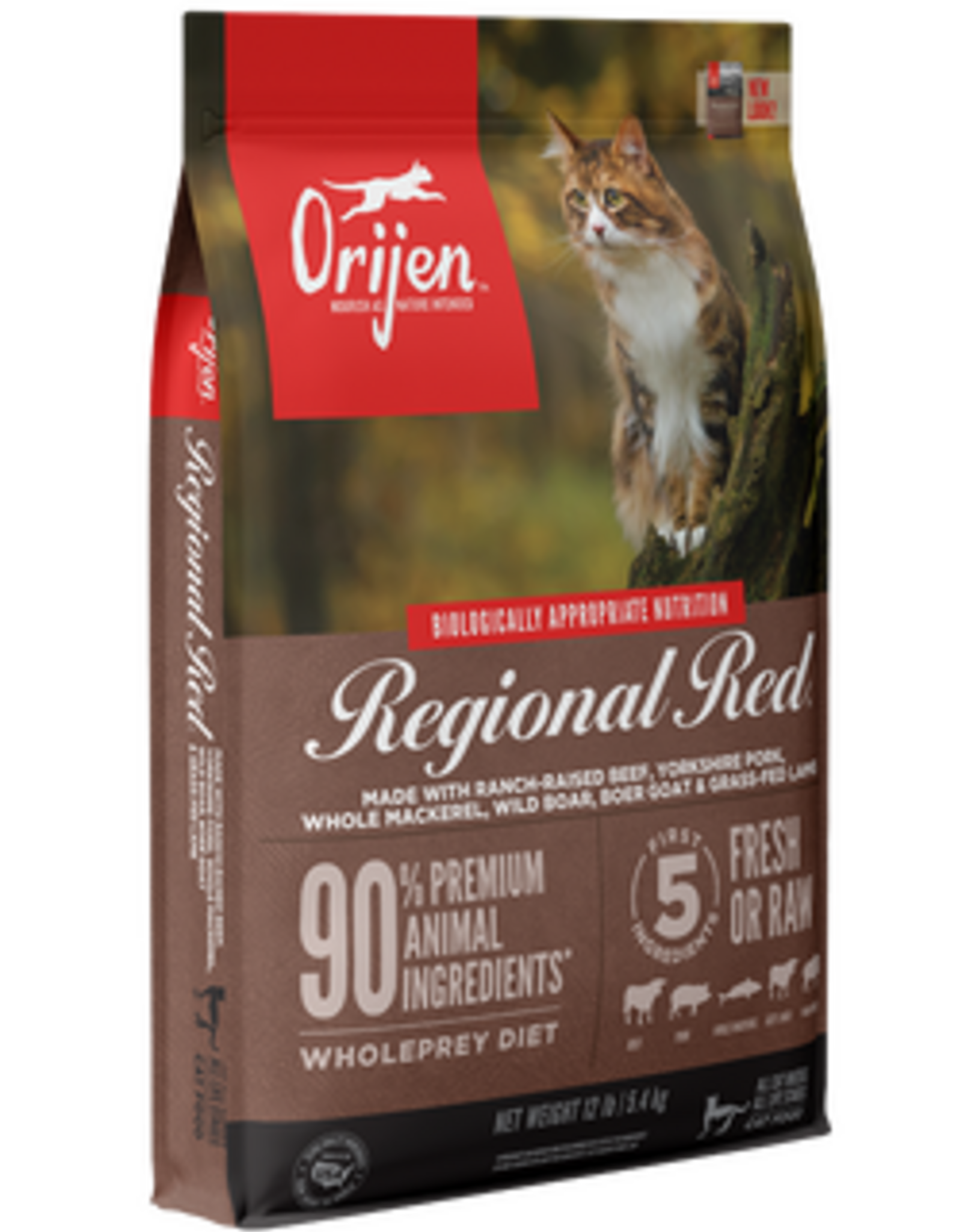 ORIJEN ORIJEN Regional Red Dry Cat Food - 12 Lb