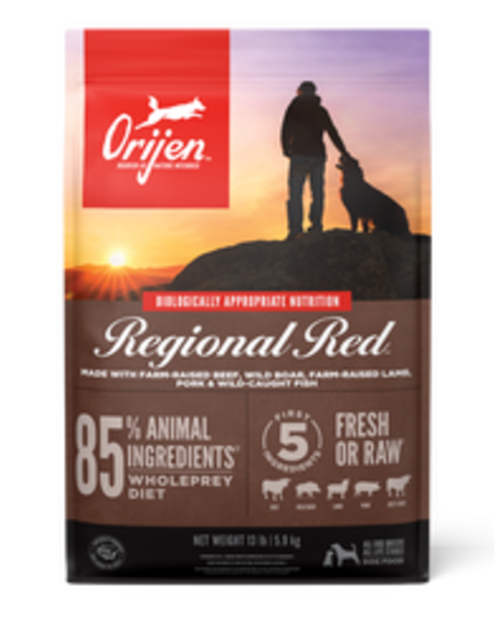ORIJEN ORIJEN Regional Red Dry Dog Food - 4.5 Lb
