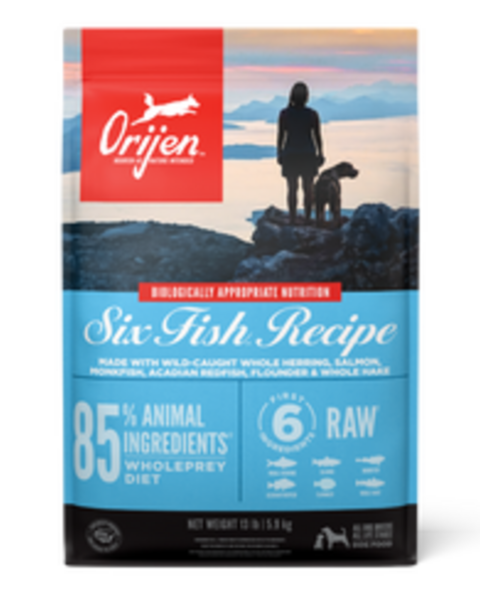 ORIJEN ORIJEN Six Fish Dry Dog Food - 13 Lb