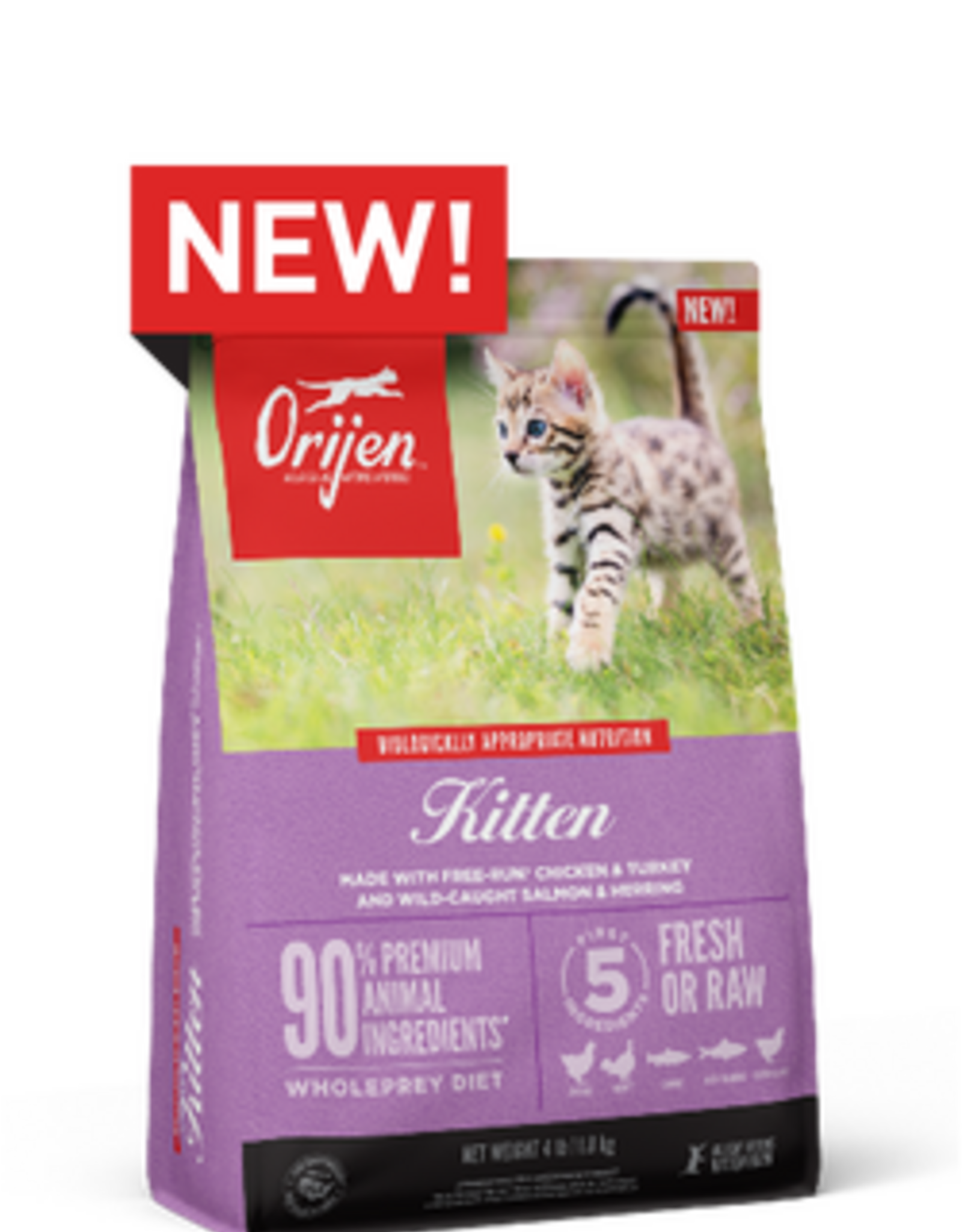 ORIJEN ORIJEN Dry Kitten Food - 4 Lbs.
