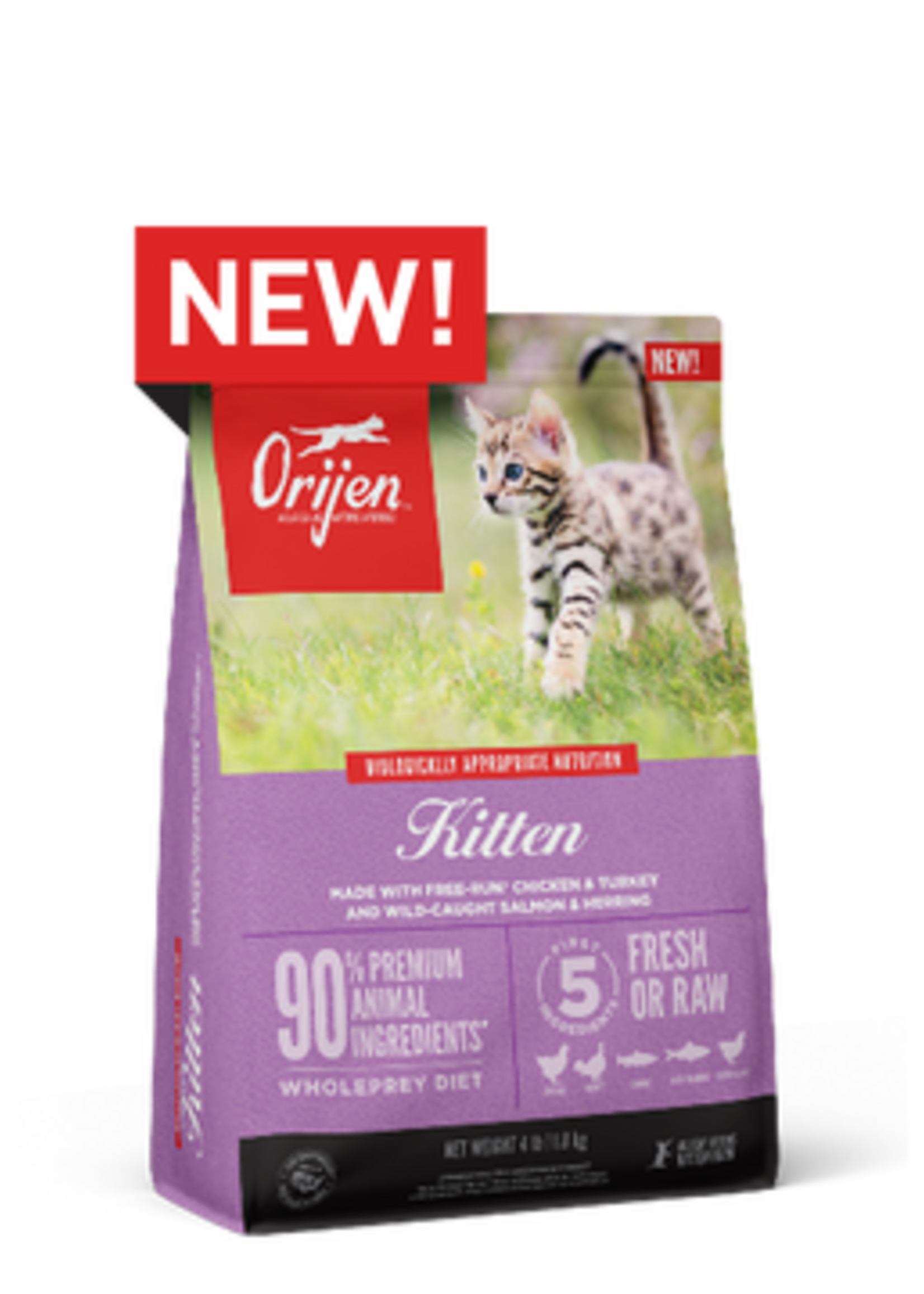 ORIJEN ORIJEN Dry Kitten Food - 4 lb.