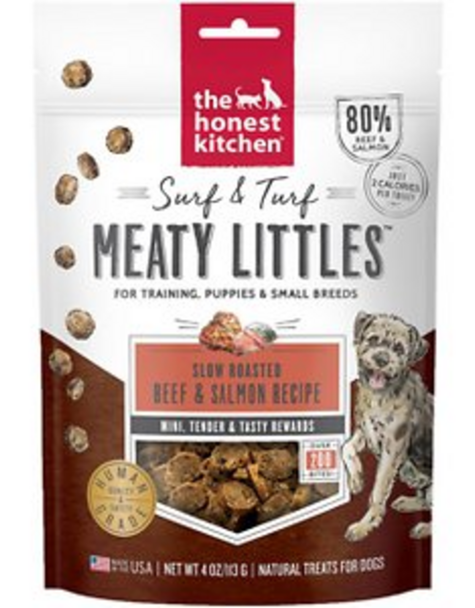 The Honest Kitchen The Honest Kitchen Surf & Turf Meaty Littles Beef & Salmon Dog Treats - 4 oz