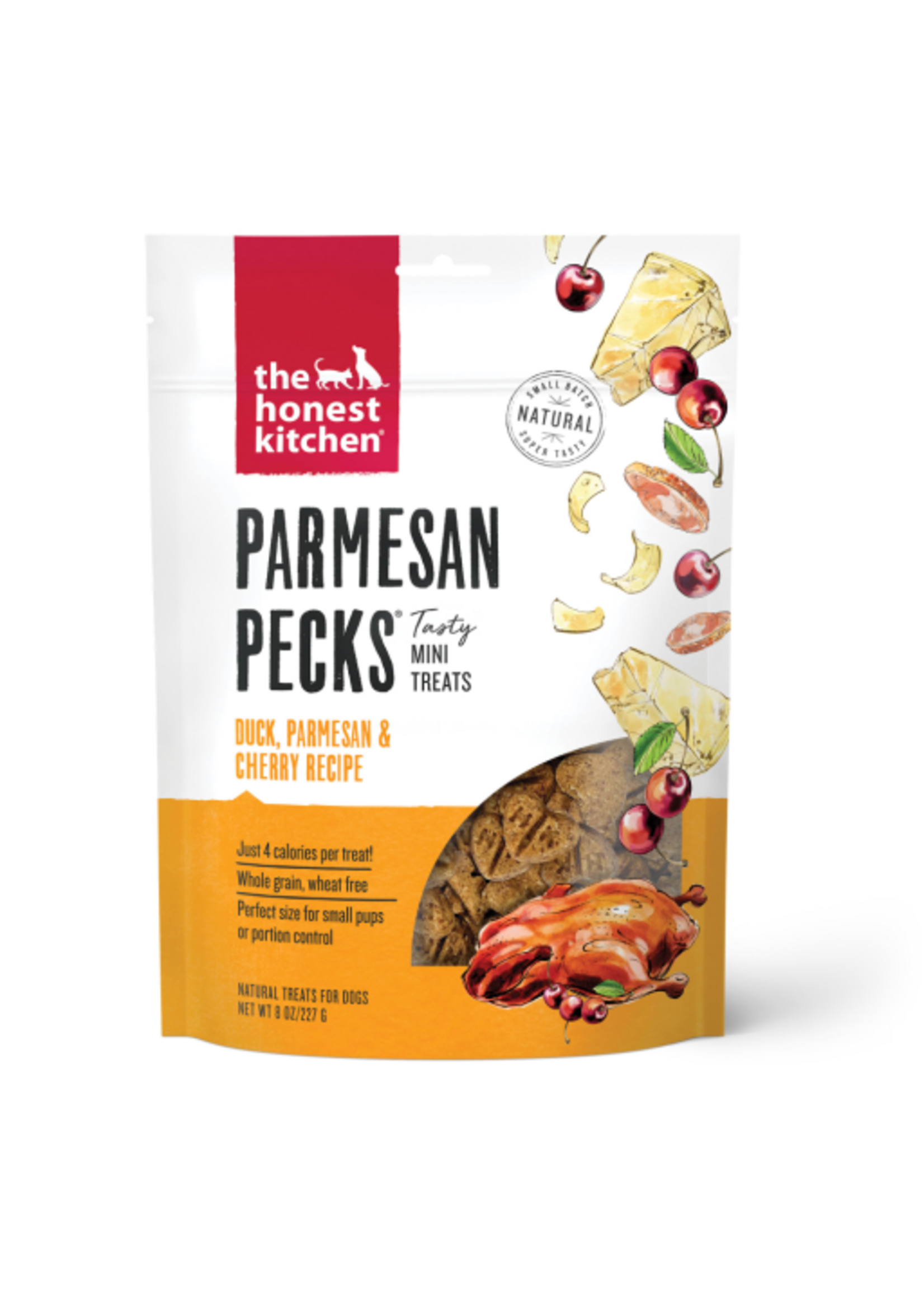The Honest Kitchen The Honest Kitchen Parmesan Pecks Duck & Cherry Dog Treats - 8 oz