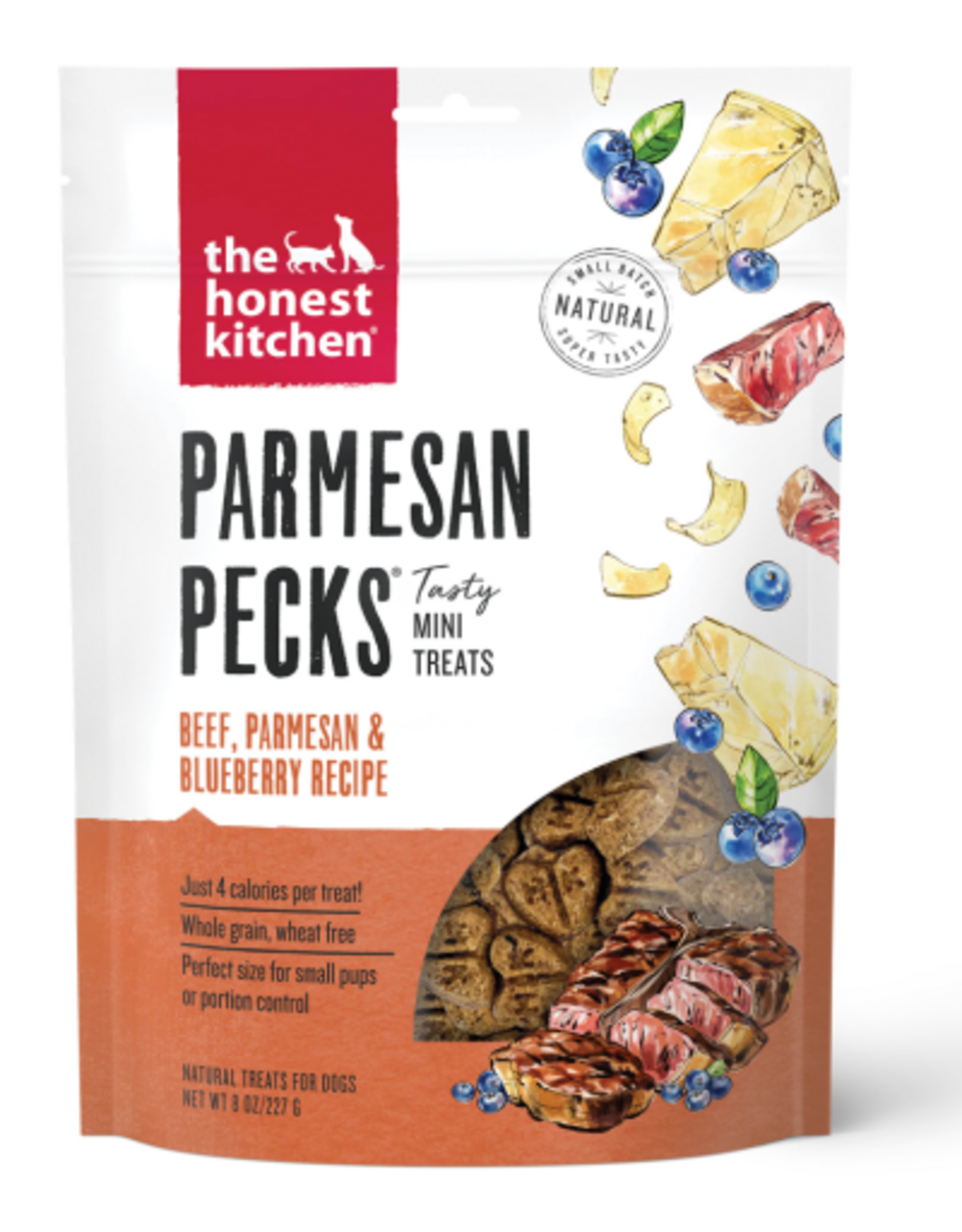 The Honest Kitchen The Honest Kitchen Parmesan Pecks Mini Dog Treats Beef & Blueberry - 8 oz