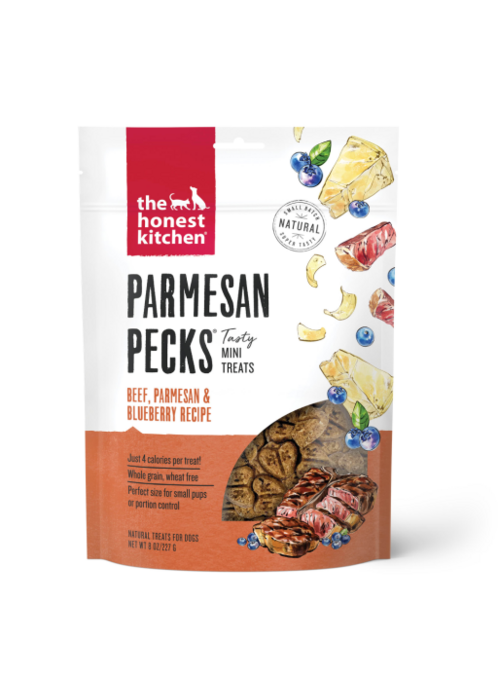 The Honest Kitchen The Honest Kitchen Parmesan Pecks Beef & Blueberry Dog Treats - 8 oz