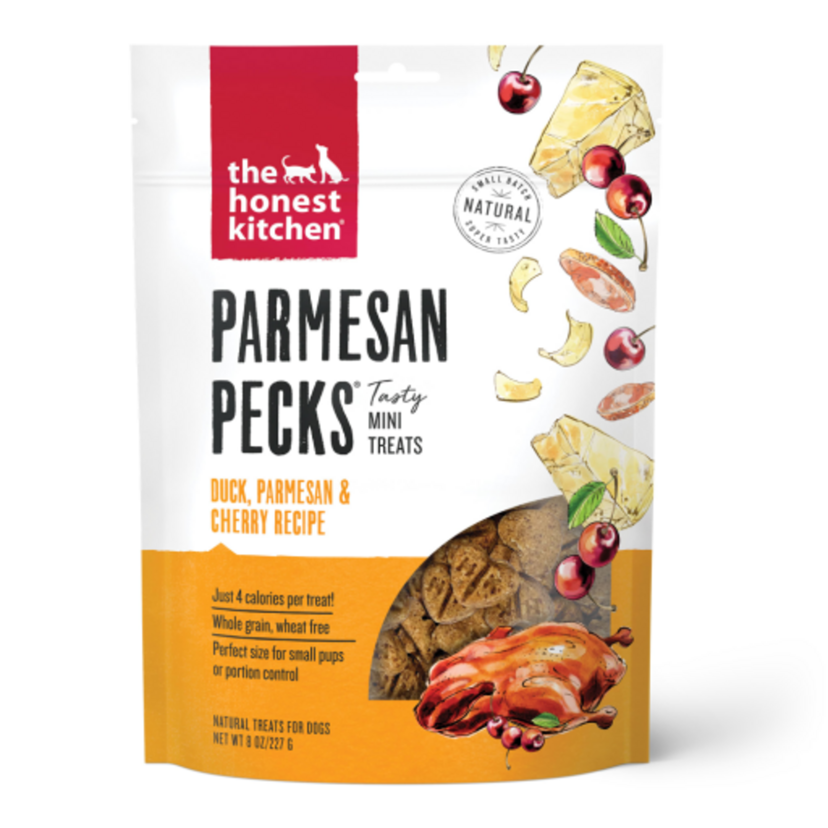The Honest Kitchen The Honest Kitchen Parmesan Pecks Duck & Cherry Dog Treats - 8 oz