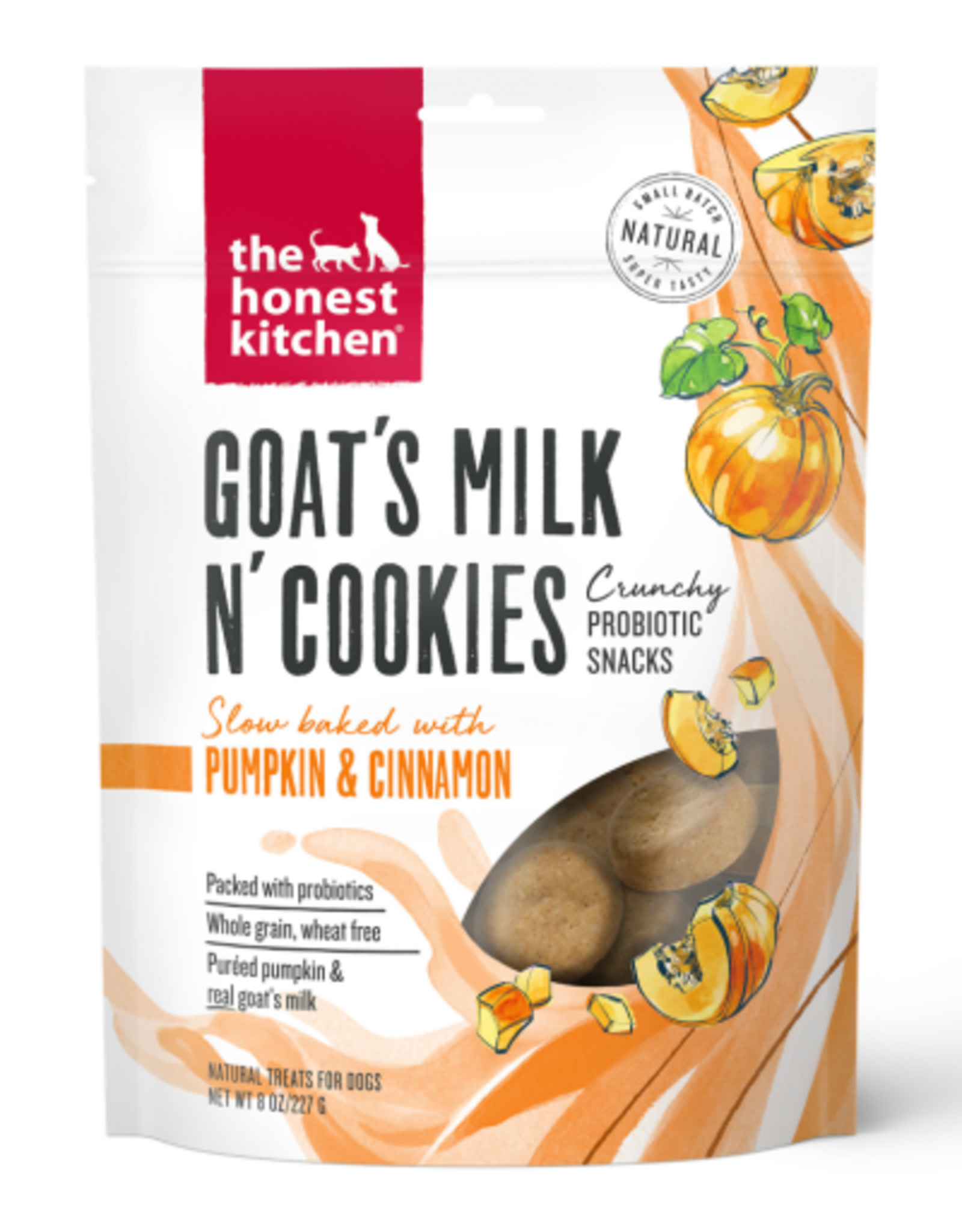 The Honest Kitchen The Honest Kitchen Goat's Milk N' Cookies Pumpkin Dog Treats - 8 oz