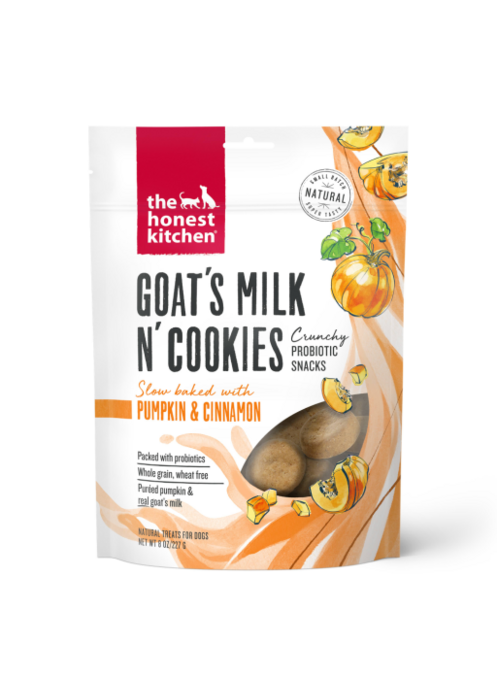 The Honest Kitchen The Honest Kitchen Goat's Milk N' Cookies Pumpkin Dog Treats - 8 oz