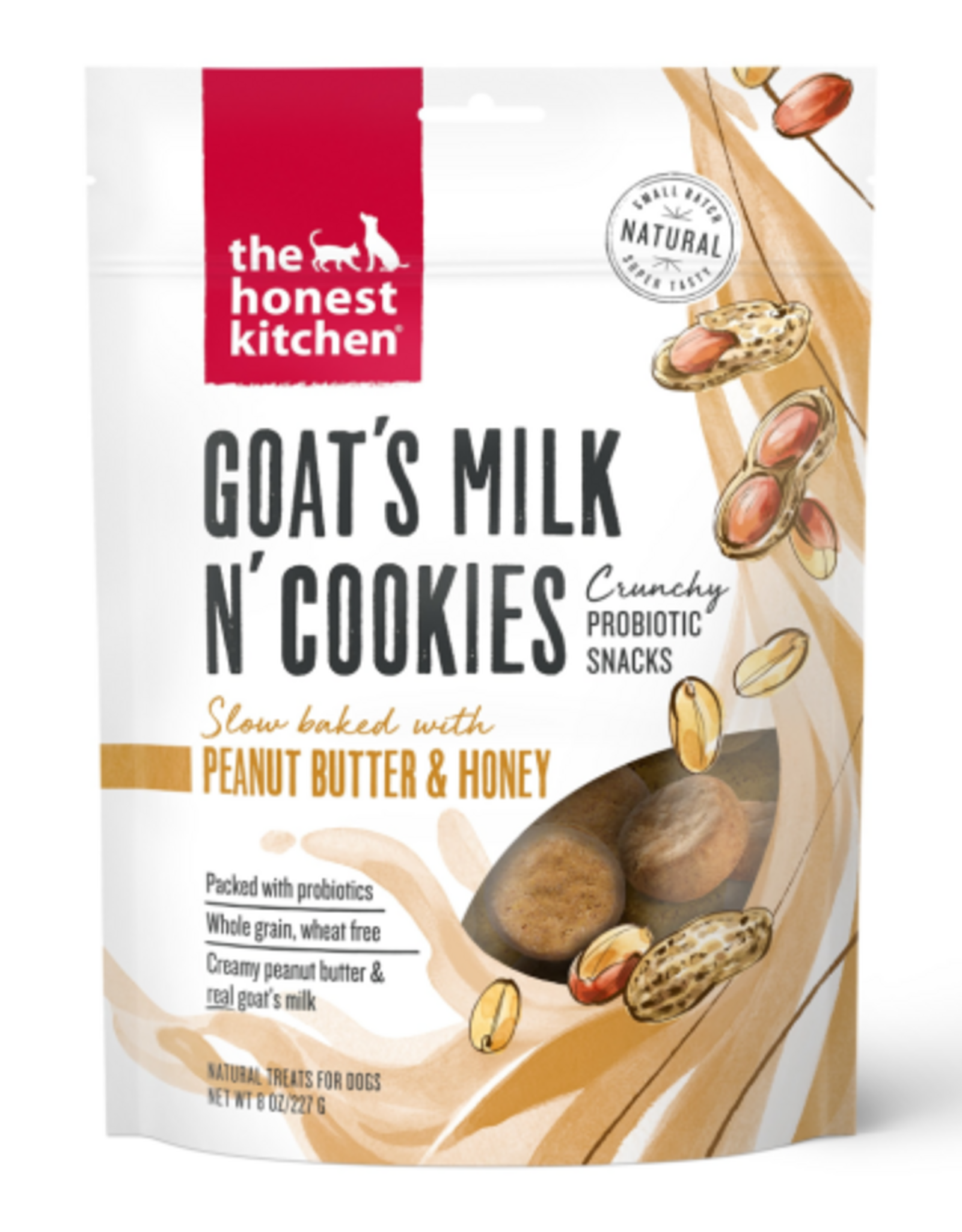The Honest Kitchen The Honest Kitchen Goat's Milk N' Cookies: Slow Baked with Peanut Butter & Honey, 8 oz Bag (B08GB89B5T)