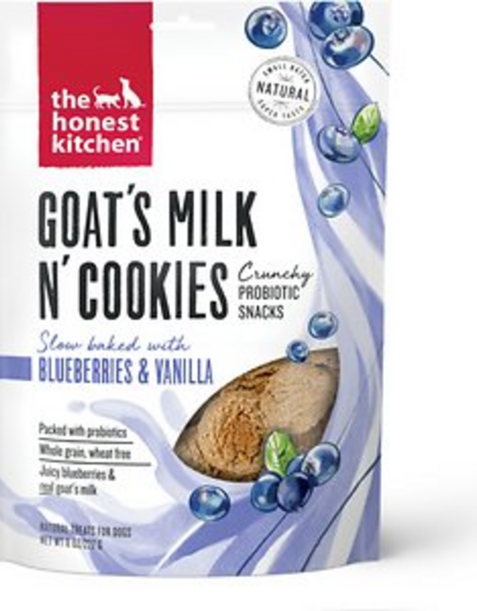 The Honest Kitchen The Honest Kitchen Goat's Milk N' Cookies Blueberry Vanilla Dog Treats - 8 oz