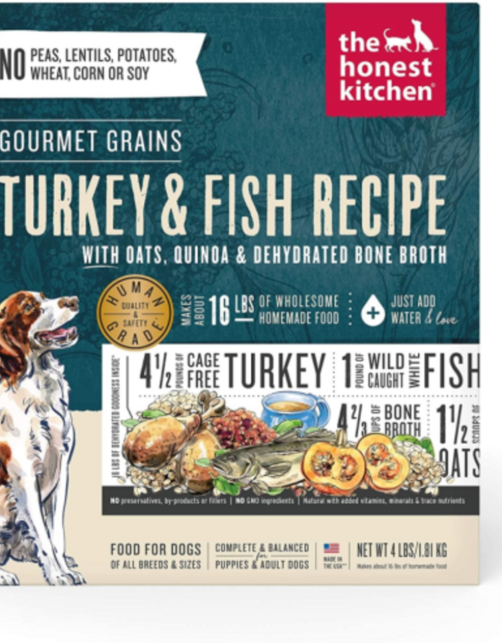 The Honest Kitchen The Honest Kitchen Gourmet Grain Turkey & White Fish Dog Food - 4 lbs