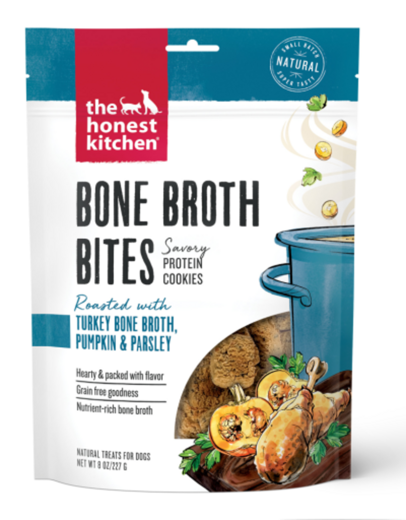 The Honest Kitchen The Honest Kitchen Bone Broth Bites: Turkey Bone Broth & Pumpkin - 8 Oz