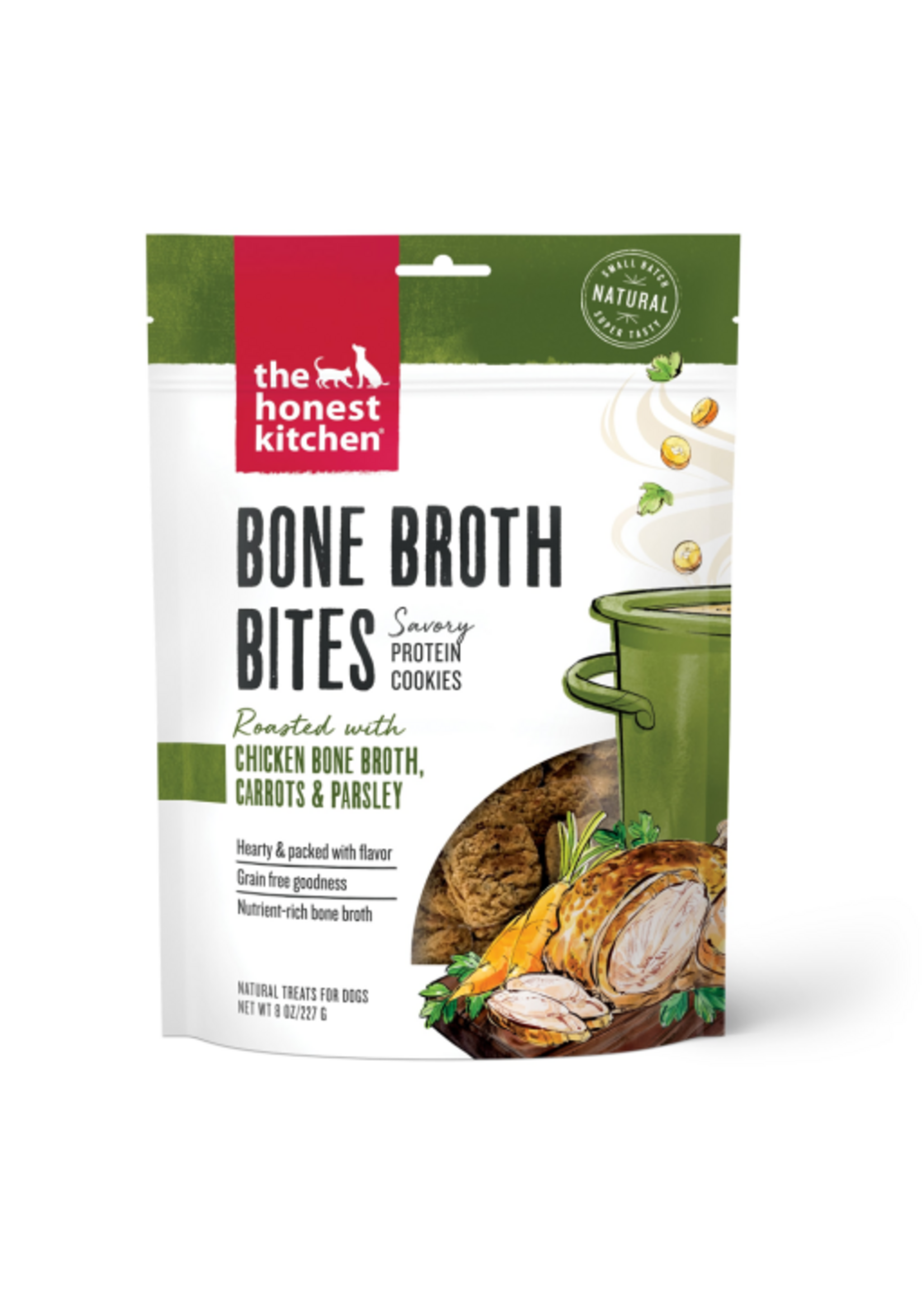 The Honest Kitchen The Honest Kitchen Bone Broth Bites: Chicken Bone Broth & Carrots - 8 oz