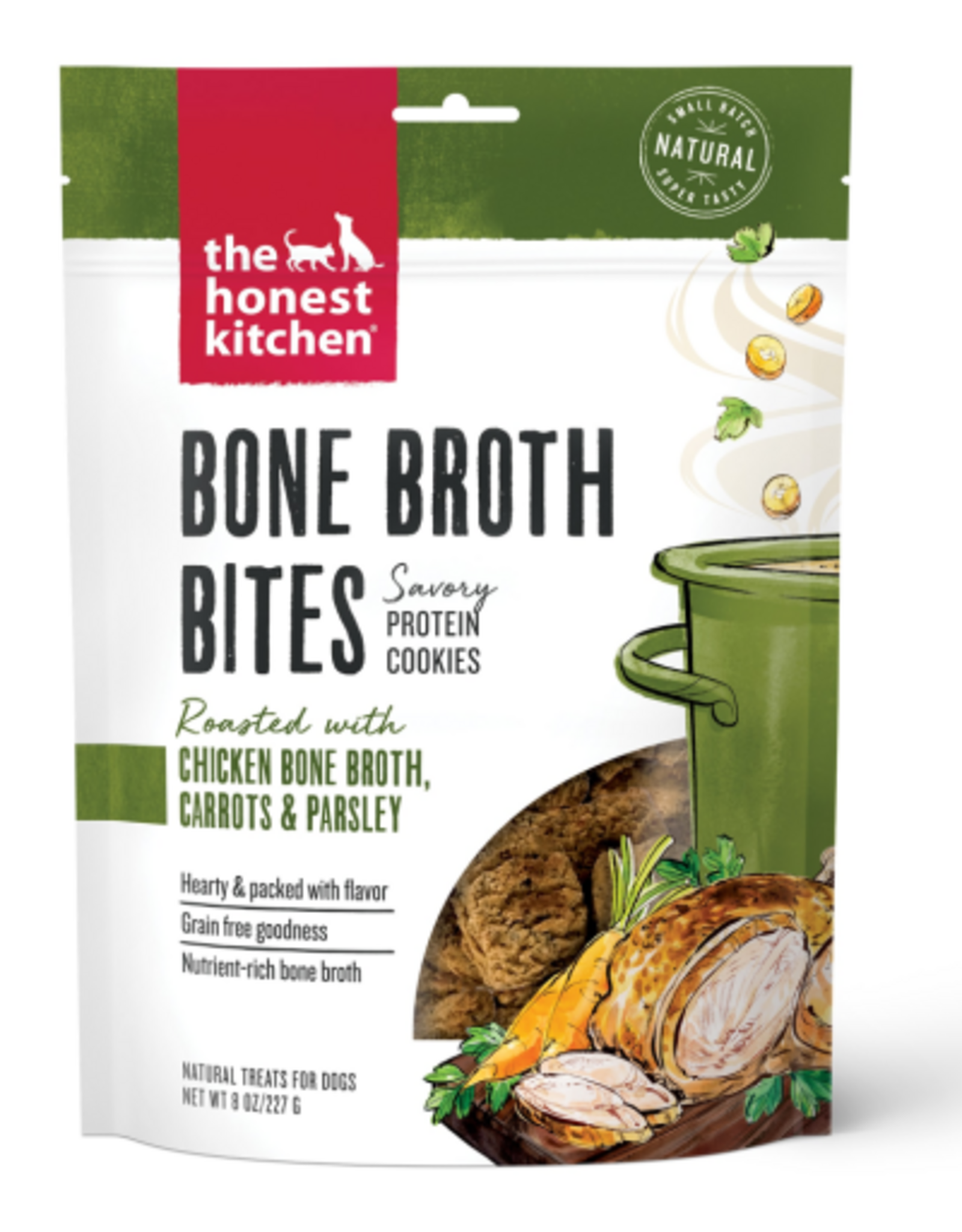 The Honest Kitchen The Honest Kitchen Bone Broth Bites: Chicken Bone Broth & Carrots - 8 oz