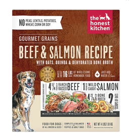The Honest Kitchen The Honest Kitchen Gourmet Grains Beef & Salmon Recipe Dehydrated Dog Food, 4 lb box (B08GB9LZTD)