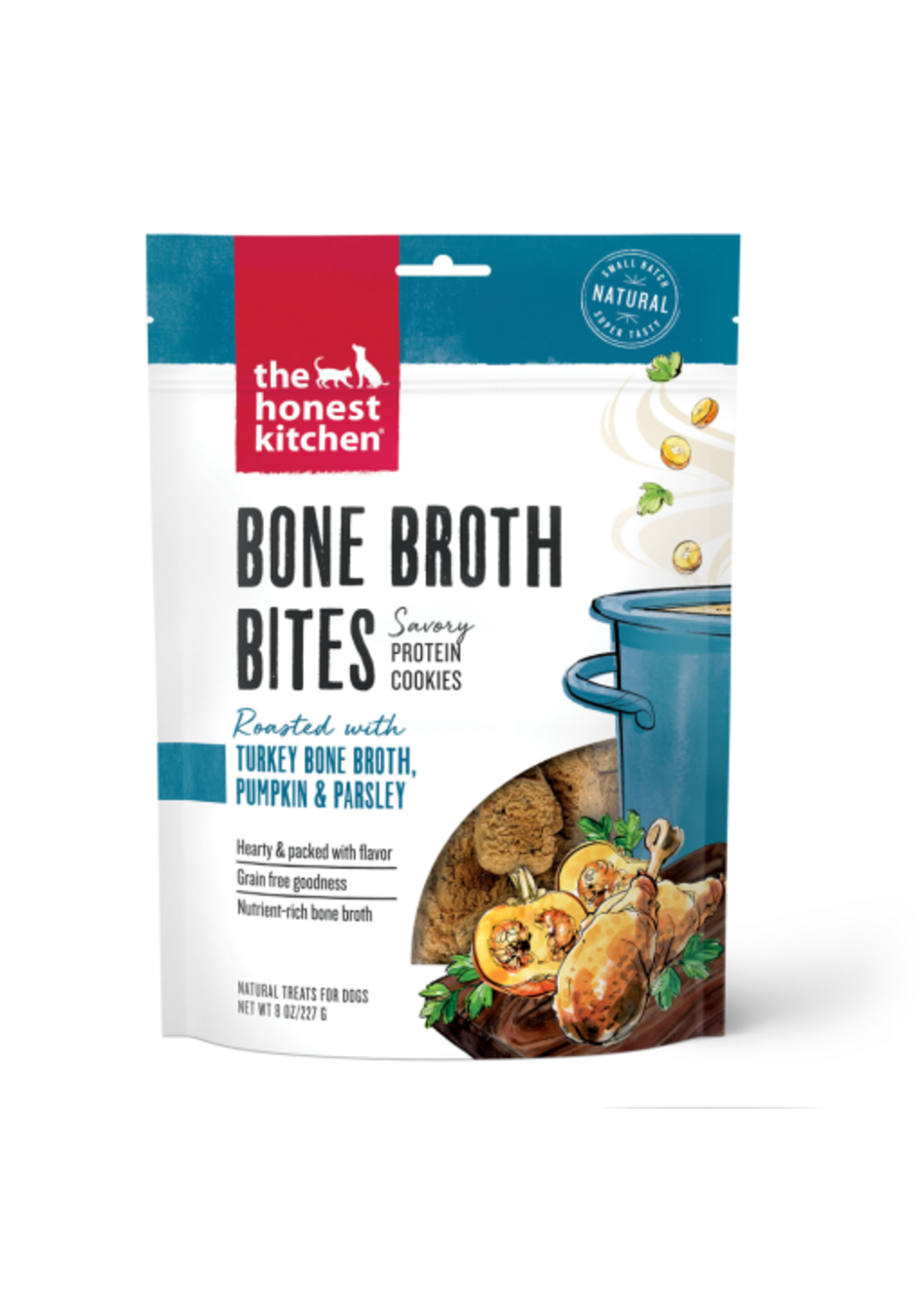 The Honest Kitchen The Honest Kitchen Bone Broth Bites: Turkey Bone Broth & Pumpkin - 8 oz