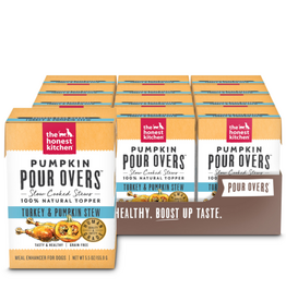 The Honest Kitchen The Honest Kitchen Pumpkin Pour Overs Turkey & Pumpkin Stew Wet Dog Food Topper, 5.5 oz., Case of 12