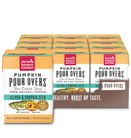 The Honest Kitchen The Honest Kitchen Pumpkin Pour Overs Wet Toppers for Dogs - Salmon & Pumpkin Stew - 12 pack, 5.5 oz