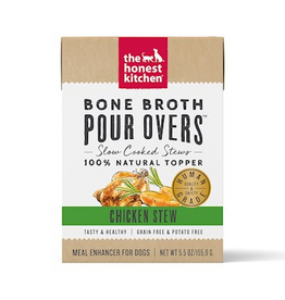 The Honest Kitchen The Honest Kitchen Bone Broth Pour Overs Wet Toppers for Dogs - 12 pack, 5.5 oz - Chicken Stew