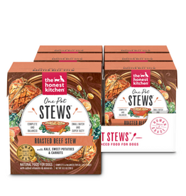 The Honest Kitchen The Honest Kitchen One Pot Stews Roasted Beef Stew with Kale, Sweet Potatoes & Carrots 10.5oz Pack of 6