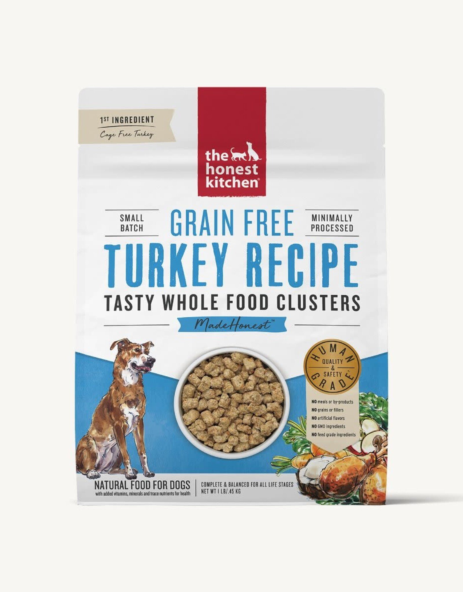 The Honest Kitchen The Honest Kitchen DOG GRAIN FREE TURKEY CLUSTERS - 5 LBS
