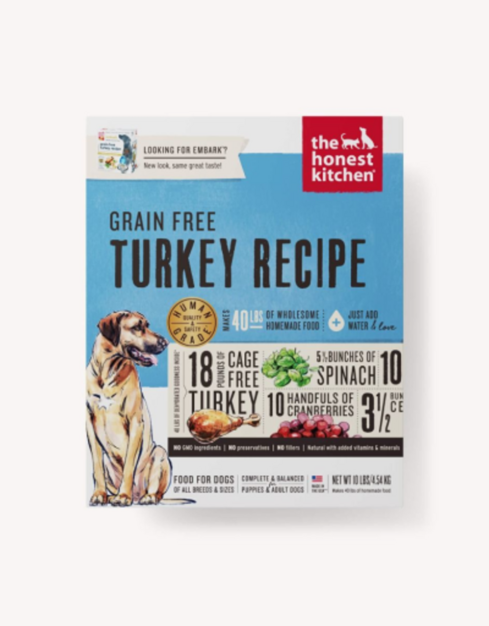 The Honest Kitchen The Honest Kitchen Grain Free Turkey Dog Food - 4 lb.