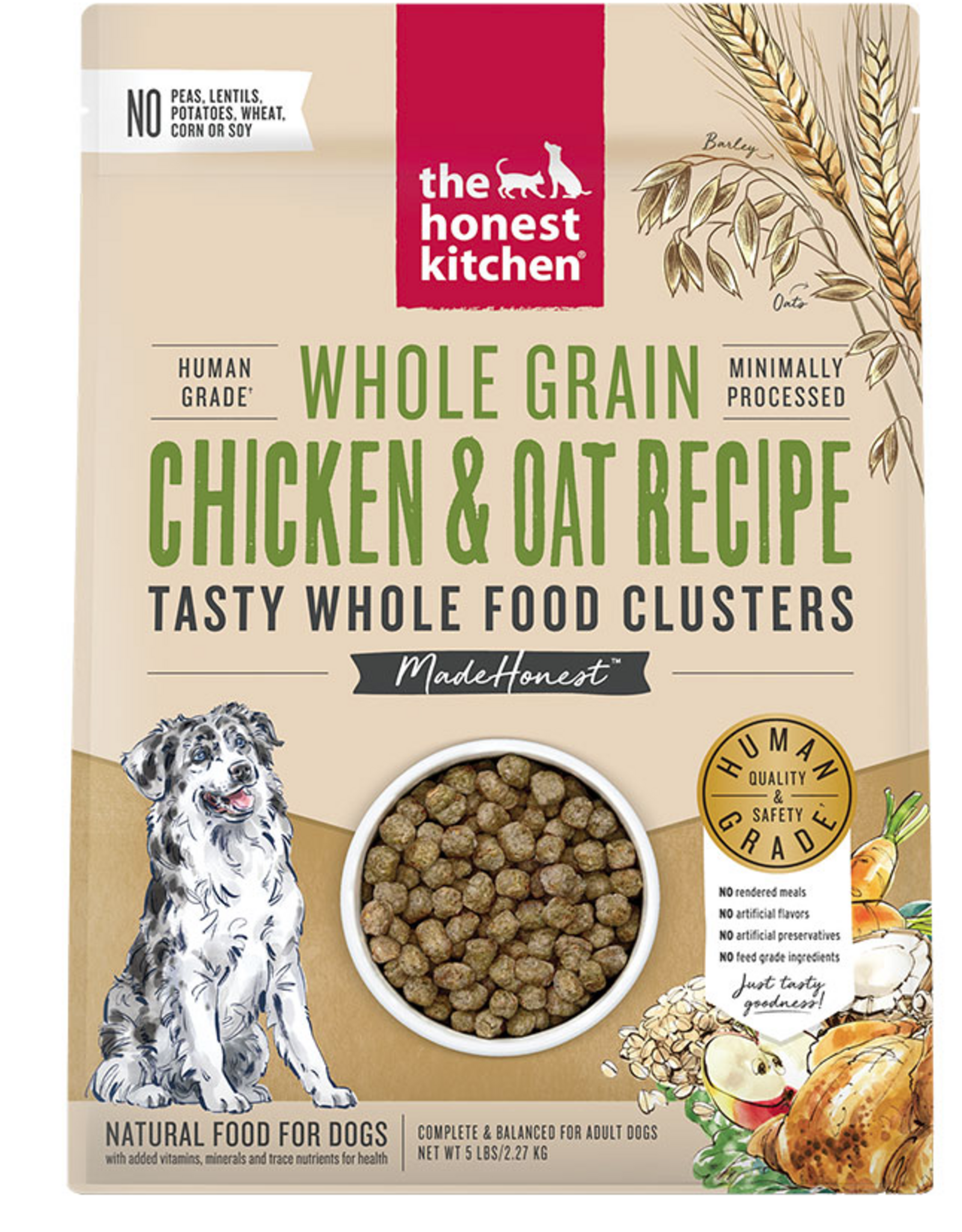 The Honest Kitchen The Honest Kitchen DOG CLUSTERS WHOLE GRAIN CHICKEN - 5 LB