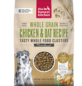 The Honest Kitchen The Honest Kitchen Whole Food Clusters Whole Grain Chicken & Oat Recipe Dry Dog Food - 20 lbs.
