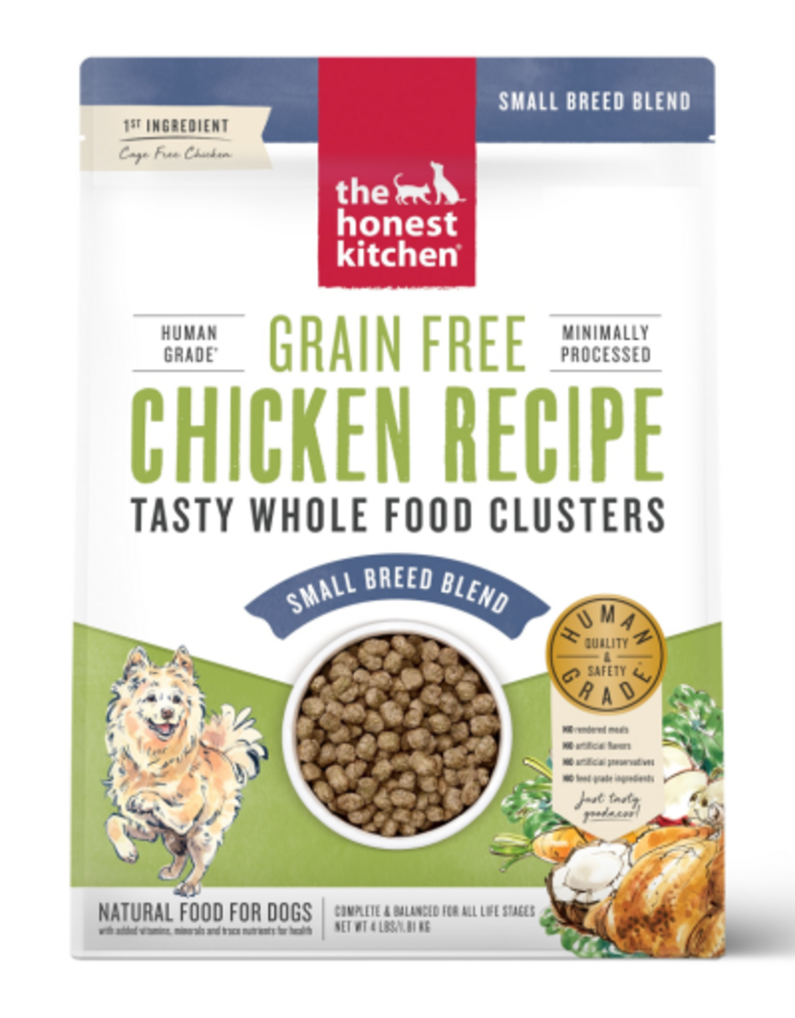 The Honest Kitchen The Honest Kitchen Whole Food Clusters Dry Small Breed Dog Food - Grain Free Chicken - 4 lb.