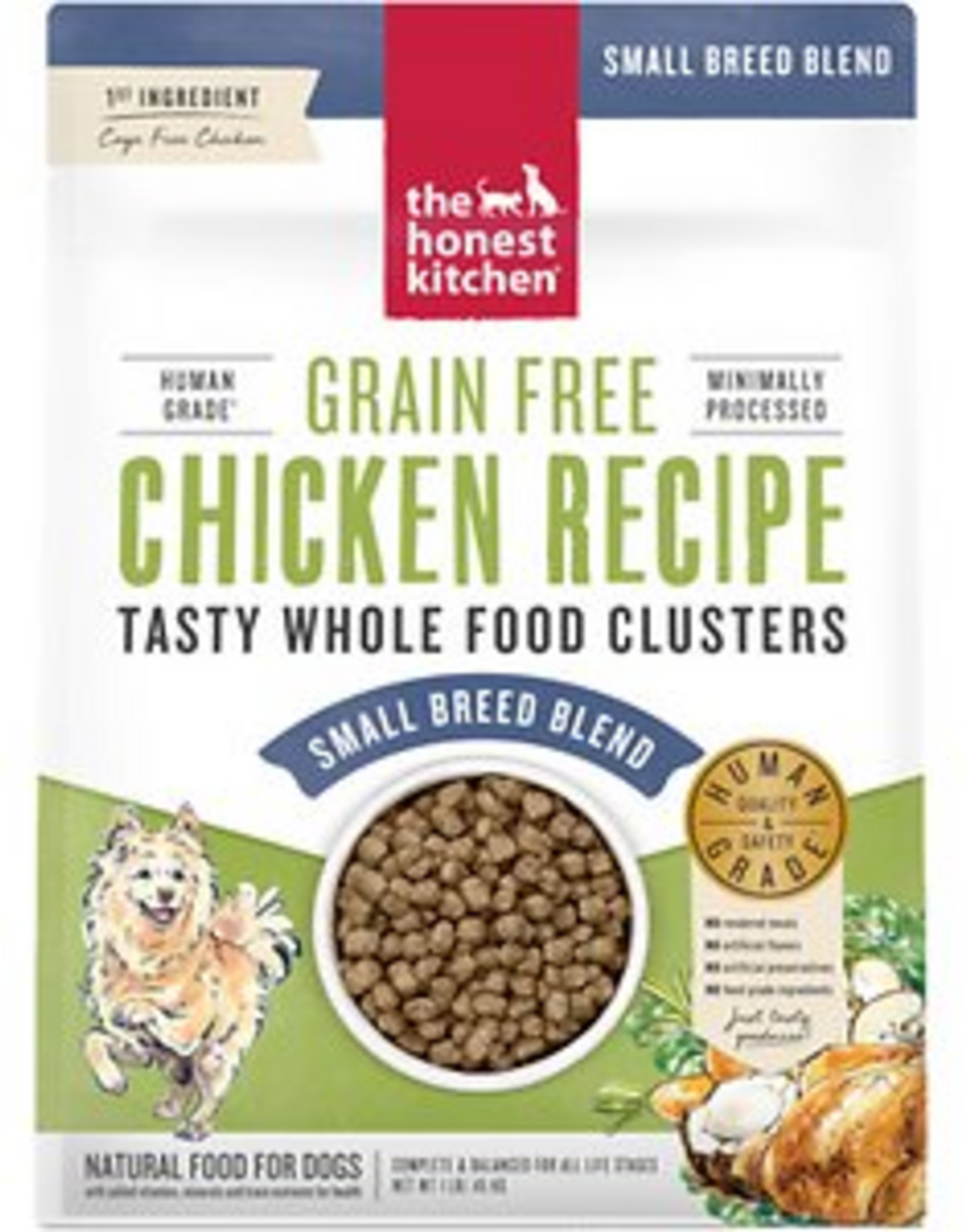 The Honest Kitchen The Honest Kitchen Whole Food Clusters Small Breed Grain Free Chicken Dry Dog Food - 1 Lb.