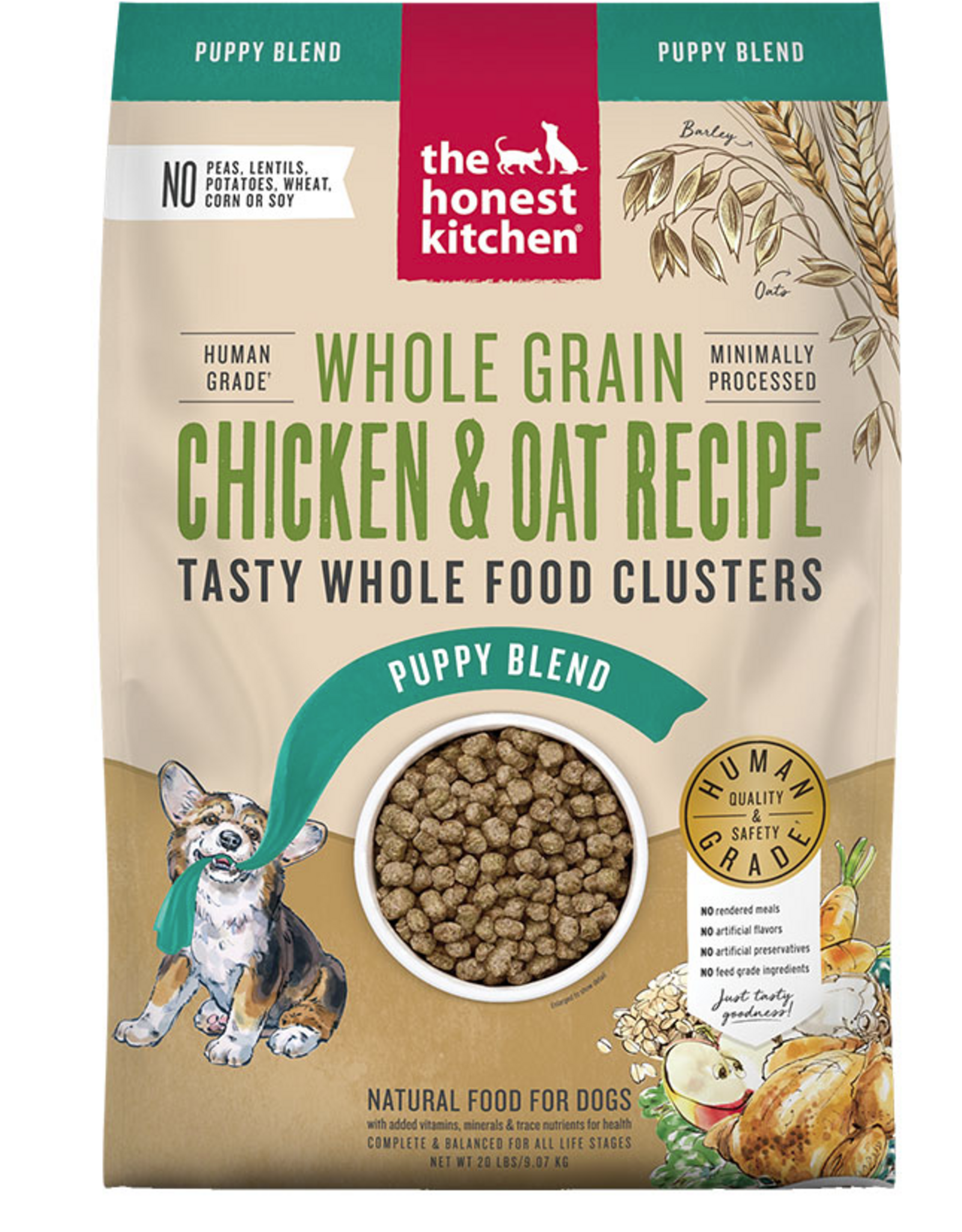 The Honest Kitchen The Honest Kitchen Whole Food Clusters Puppy Whole Grain Chicken Dry Dog Food - 20 lb